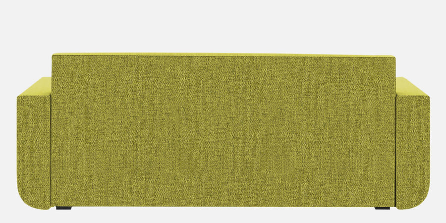 Ines Velvet 3 Seater Pull Out Sofa Cum Bed In Parrot Green Colour With Storage - Febonic Living