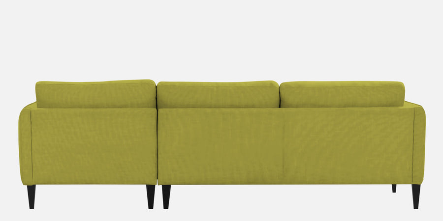 Piku Fabric Lhs Sectional Sofa 3 Lounger In Parrot Green Colour - Febonic Living
