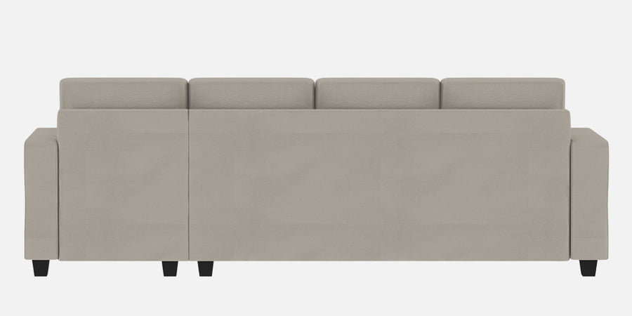 Nabi Fabric Lhs Sectional Sofa 3 Lounger In Ash Grey Colour - Febonic Living