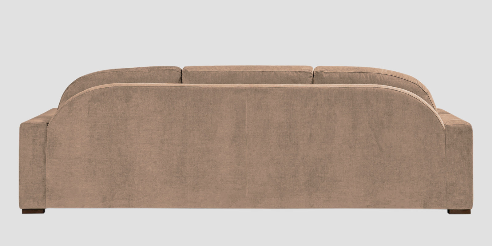 Dara Fabric 3 Seater Sofa In Cookie Beige Colour