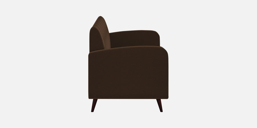 Wiki Velvet 3 Seater Sofa In Chocolate Brown Colour - Febonic Living