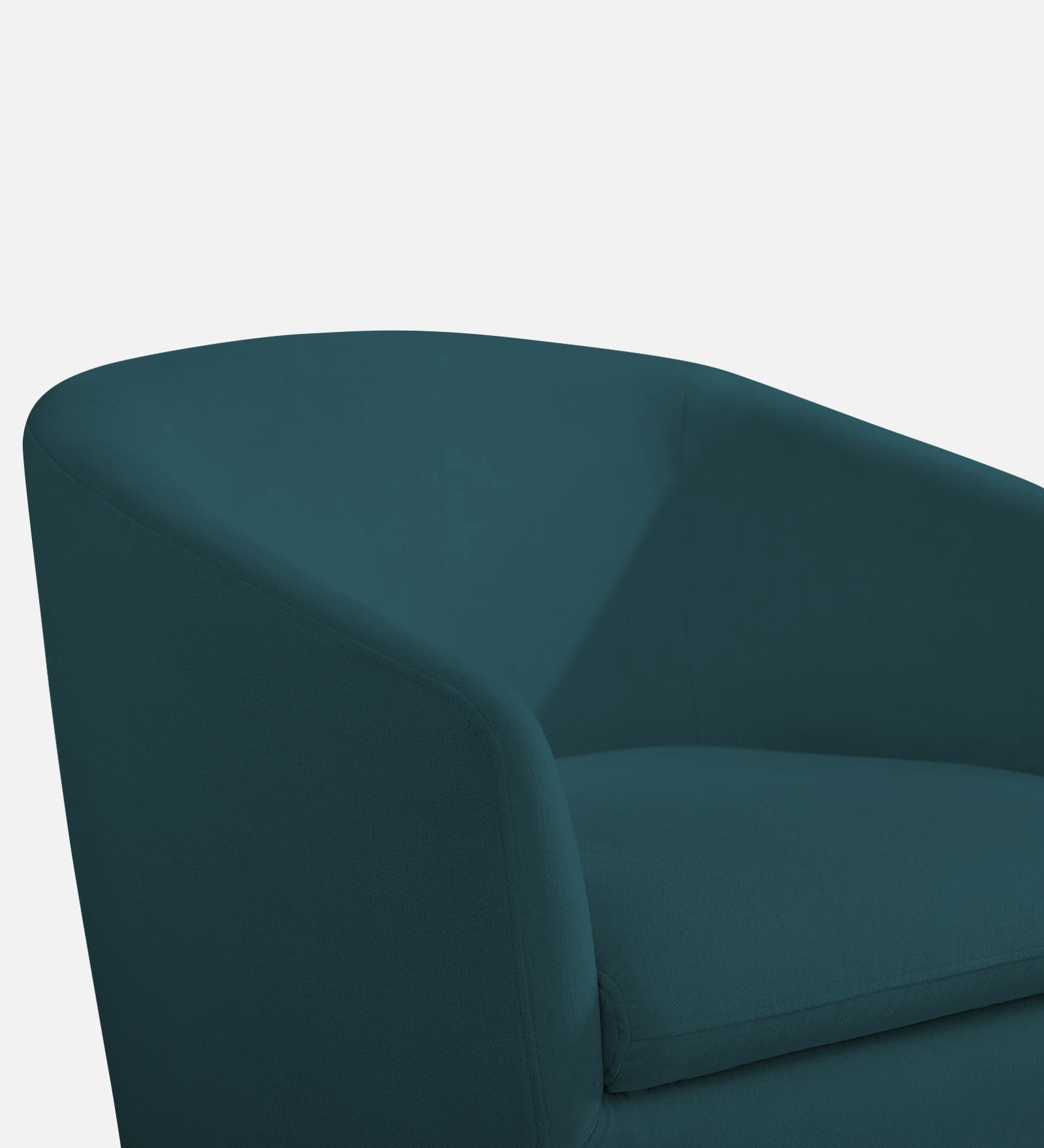 Haddie Velvet Swivel Chair in Arabian Green Colour