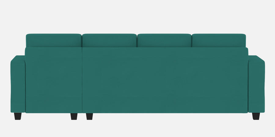 Nabi Fabric Lhs Sectional Sofa 3 Lounger In Sea Green Colour - Febonic Living