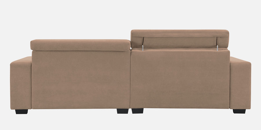 Hiro Fabric 3 Seater Sofa In Wheat Beige Colour - Febonic Living