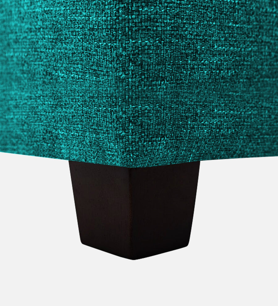 Sudan Fabric Ottoman In Sea Green Colour With Storage - Febonic Living