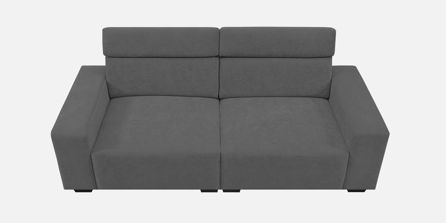 Hiro Fabric 2 Seater Sofa In Dusky Grey Colour - Febonic Living
