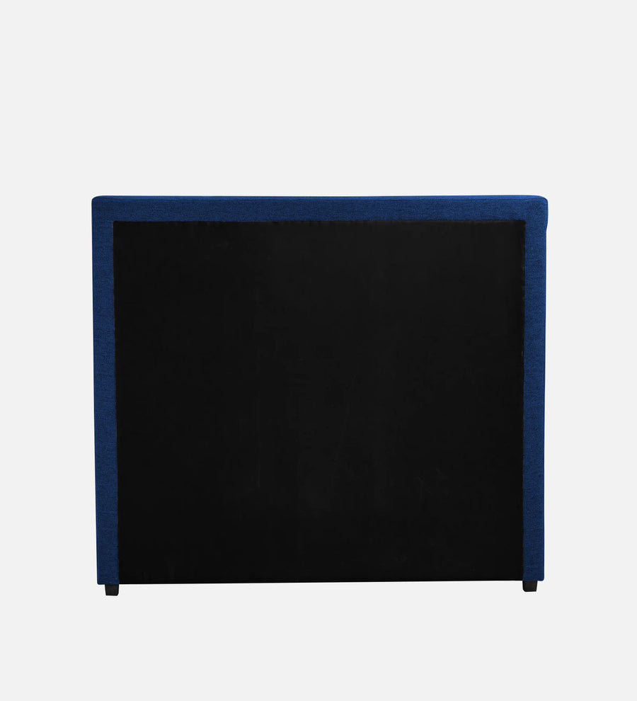 Pollen Fabric Upholstered Queen Size Bed In Royal Blue Colour - Febonic Living