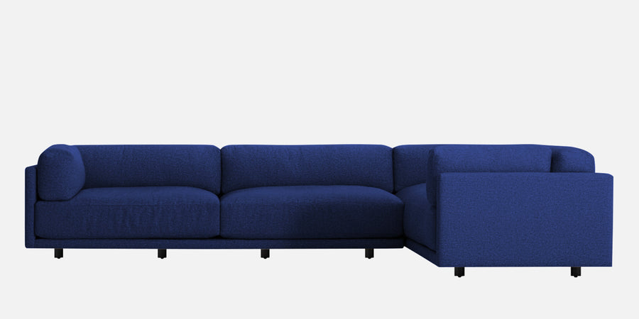 Nixon Fabric 6 Seater Rhs Corner Sofa In Royal Blue Colour - Febonic Living