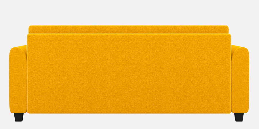 Cosmic Fabric 3 Seater Sofa In Bold Yellow Colour - Febonic Living