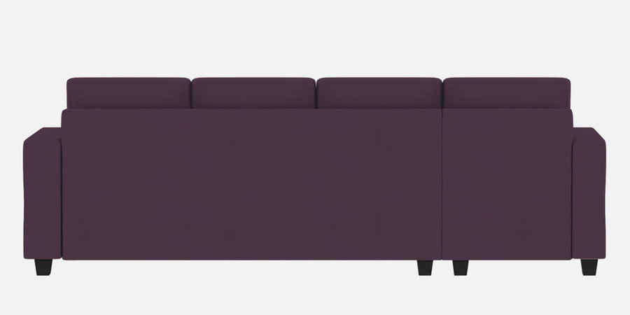 Nabi Fabric Rhs Sectional Sofa 3 Lounger In Greek Purple Colour - Febonic Living