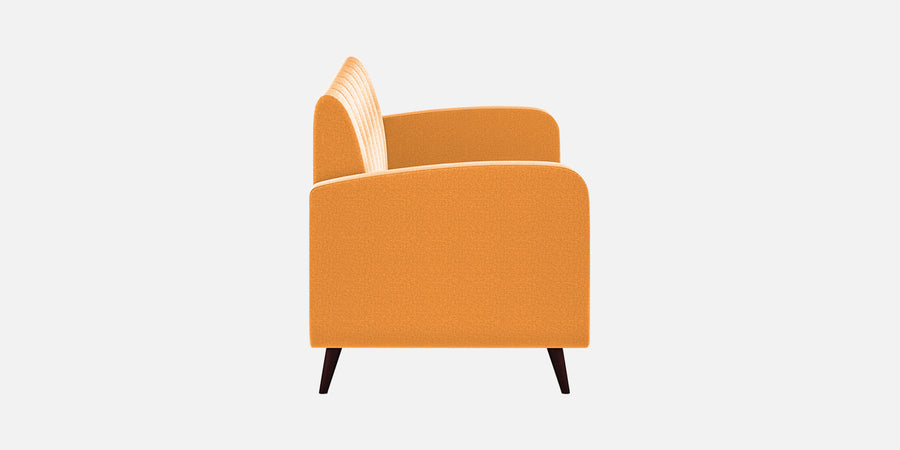 Wiki Velvet 3 Seater Sofa In Tangerine Orange Colour - Febonic Living