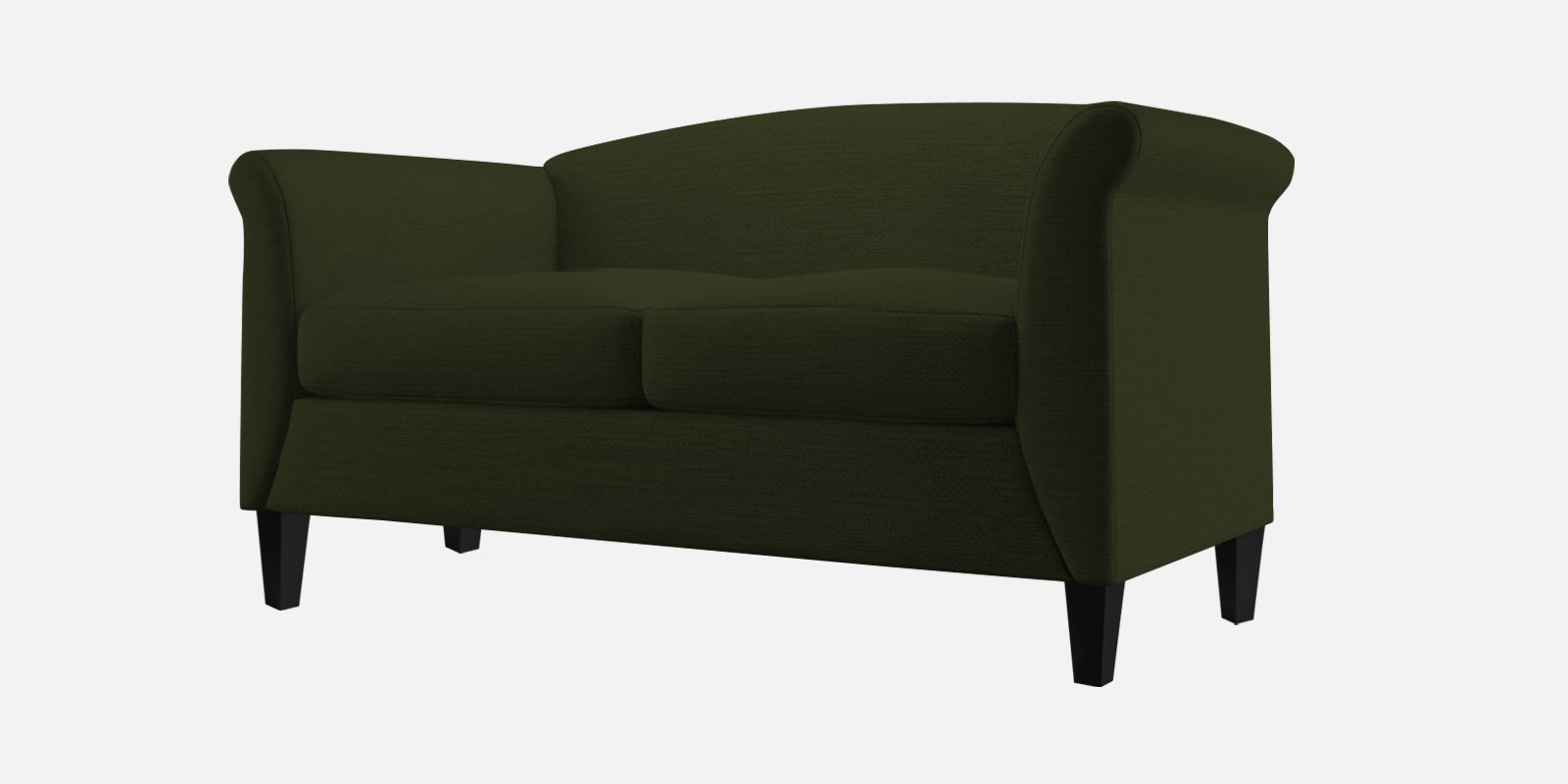 Kimber Fabric 2 Seater Sofa in Olive Green Colour