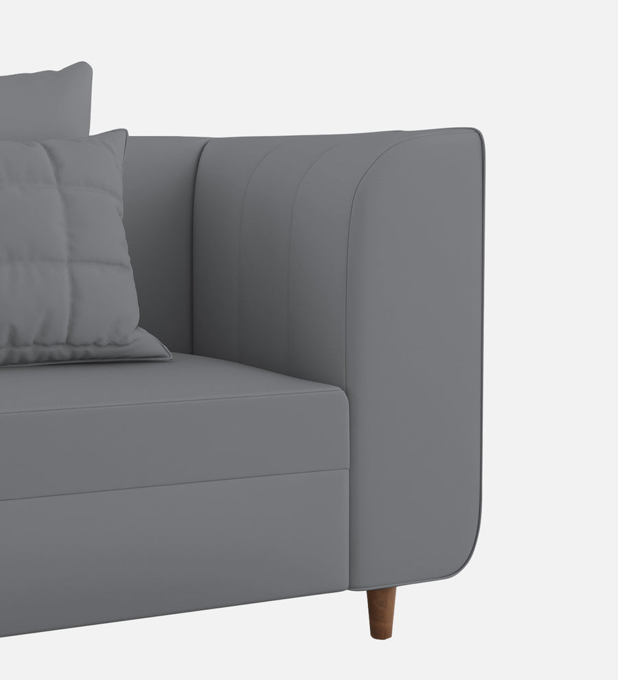 Sumo Velvet 1 Seater Sofa In Pubble Grey Colour - Febonic Living