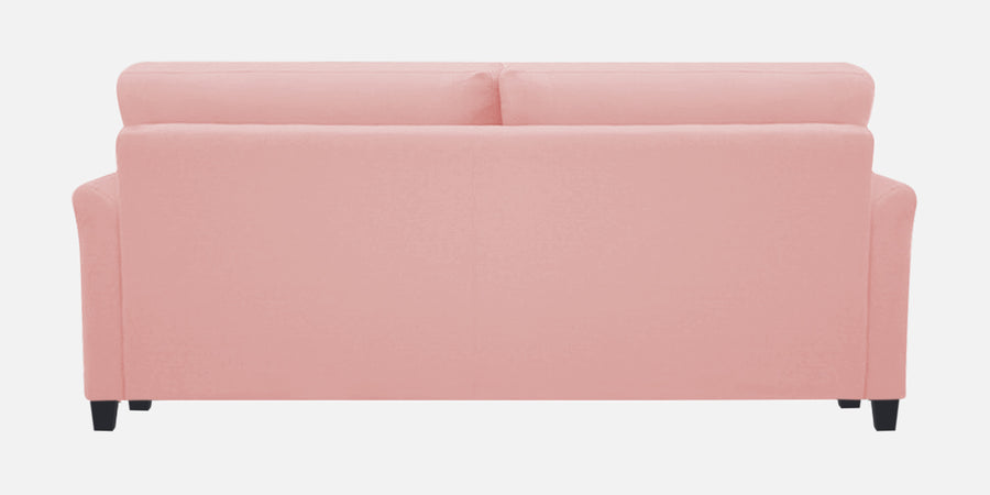 Daroo Velvet 3 Seater Sofa In Millennial Pink Colour - Febonic Living