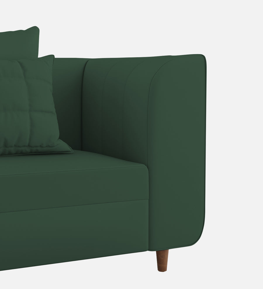 Sumo Velvet 1 Seater Sofa In Amazon Green Colour - Febonic Living