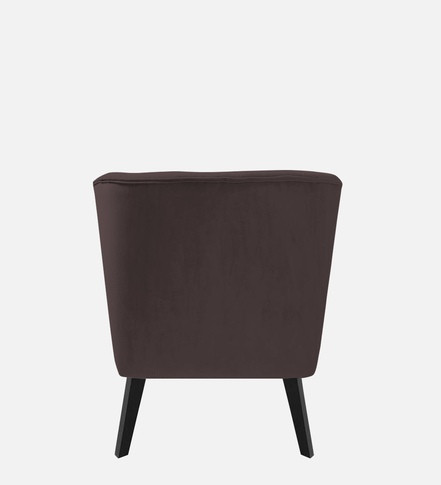 Flora Velvet Rhs Chaise Lounger In Mocha Brown Colour - Febonic Living