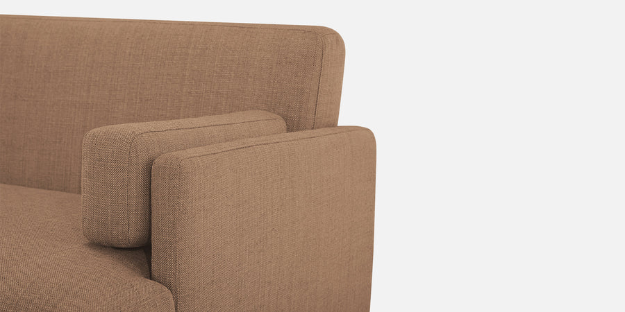 Ricky Fabric 3 Seater Sofa In Cosmic Beige Colour - Febonic Living