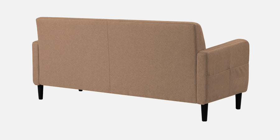Marq Fabric 3 Seater Sofa In Cosmic Beige Colour - Febonic Living