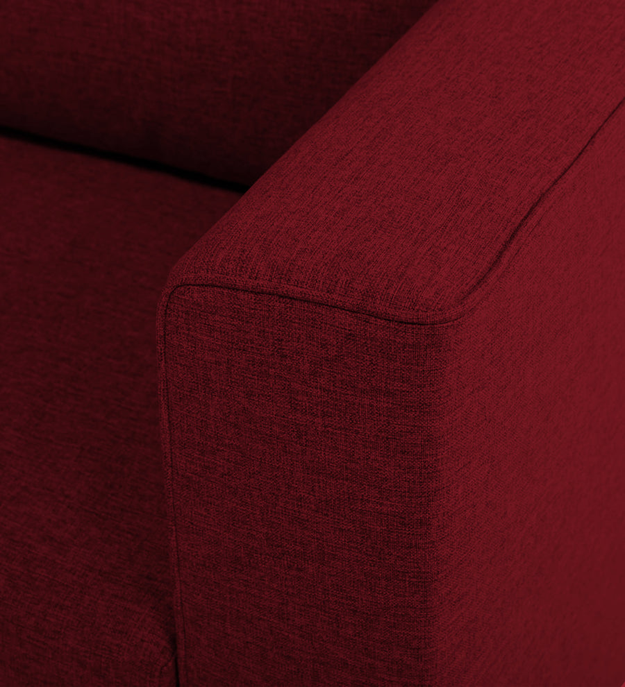 Kenia Fabric 1 Seater Foldable Sofa Cum Bed In Ruby Red Colour - Febonic Living