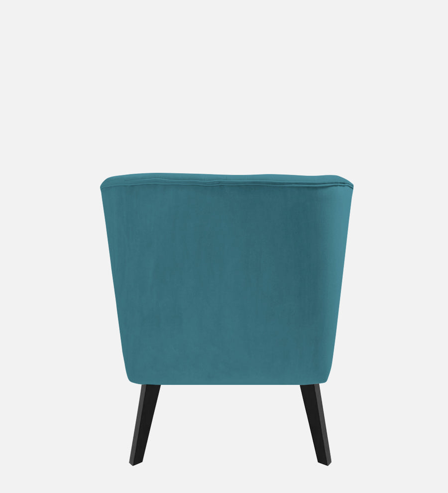 Flora Velvet Lhs Chaise Lounger In Aqua Blue Colour - Febonic Living