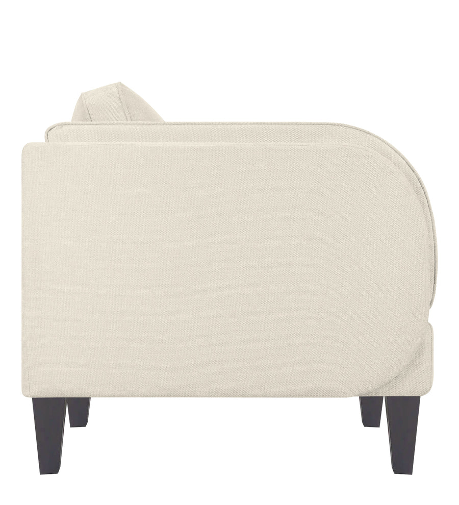 Siddy Fabric 1 Seater Sofa In Ivory Cream Colour - Febonic Living