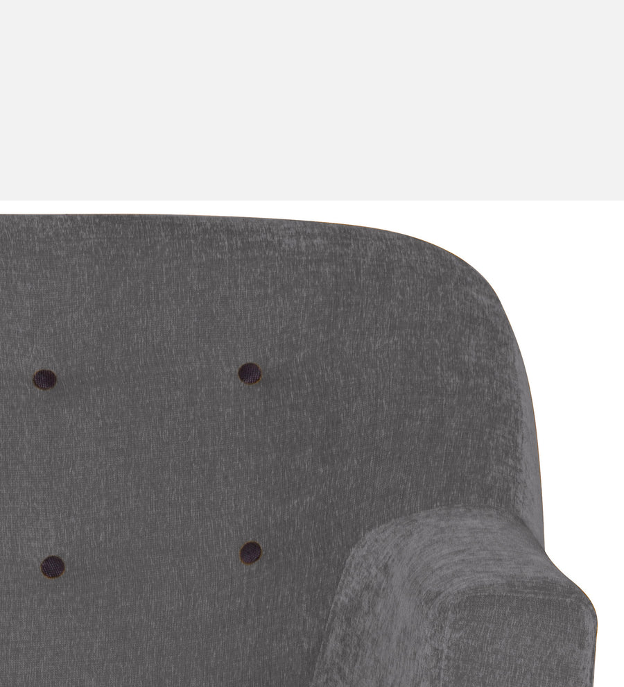 German Fabric 1 Seater Sofa In Sudo Grey Colour - Febonic Living