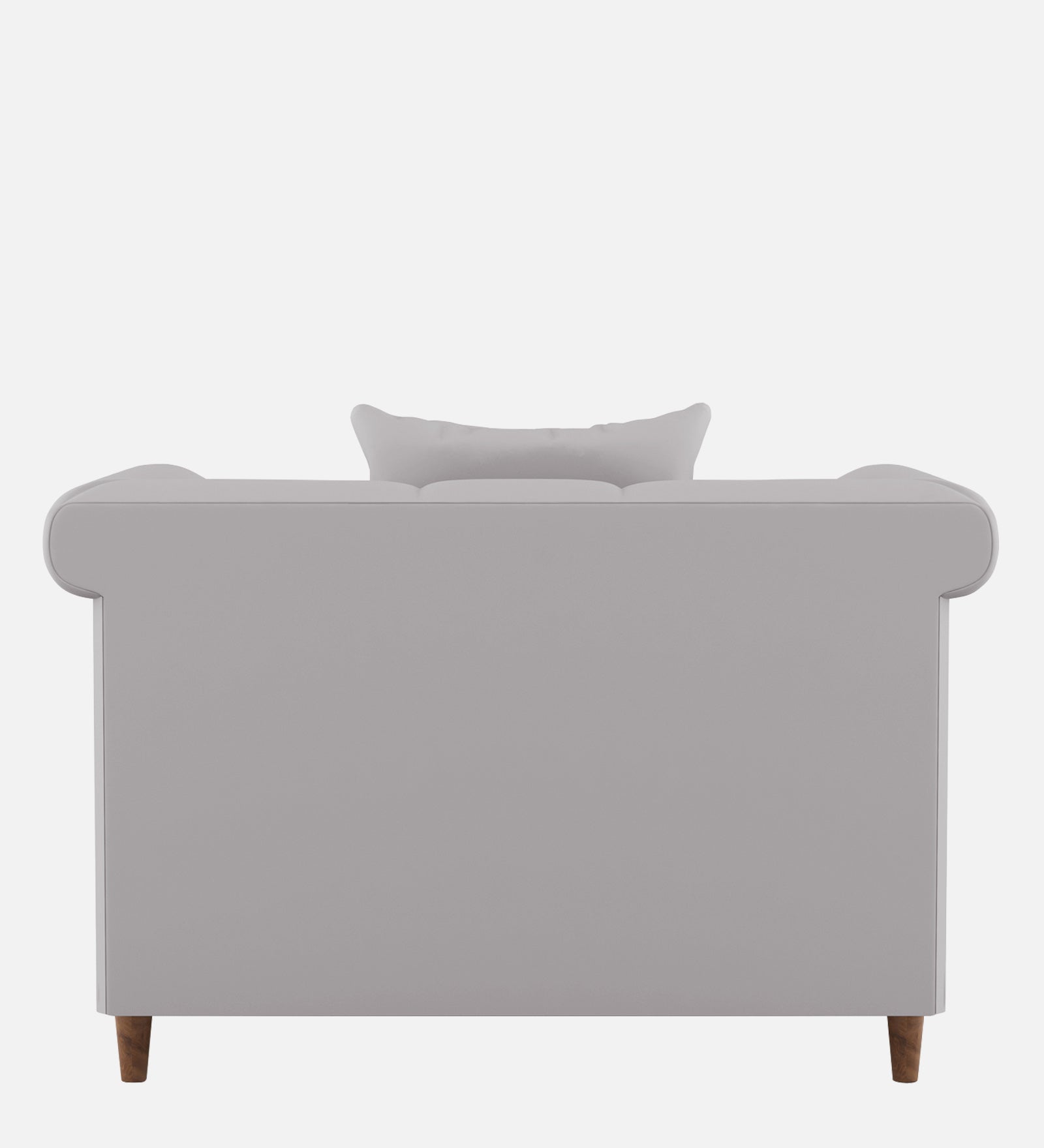 Rubi Velvet 1 Seater Sofa in Concrete grey Colour