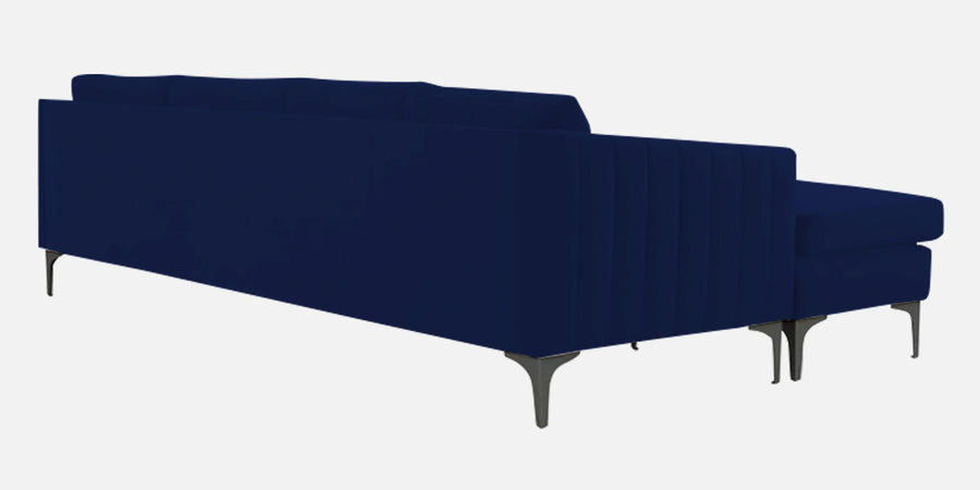Haru Fabric Rhs Sectional Sofa 3 Lounger In Imperial Blue Colour - Febonic Living