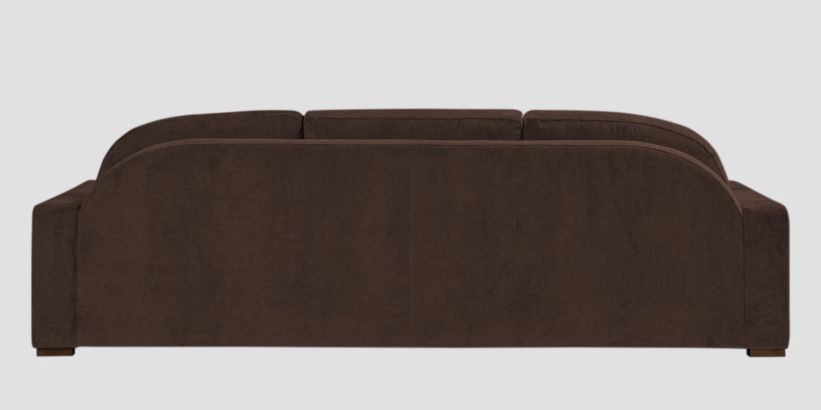 Dara Fabric 3 Seater Sofa In Coffee Brown Colour