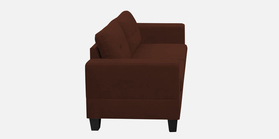 Thomas Fabric 2 Seater Sofa In Coffee Brown Colour - Febonic Living