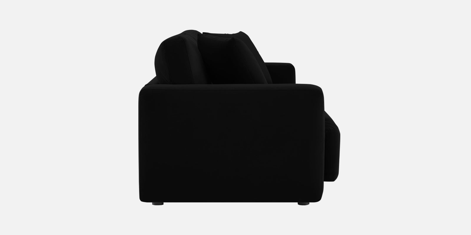 Kosta Velvet 2 Seater Sofa in Adam Black Colour