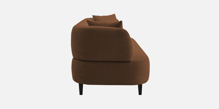 Carson Fabric 3 Seater Sofa In Chestnut Brown Colour - Febonic Living