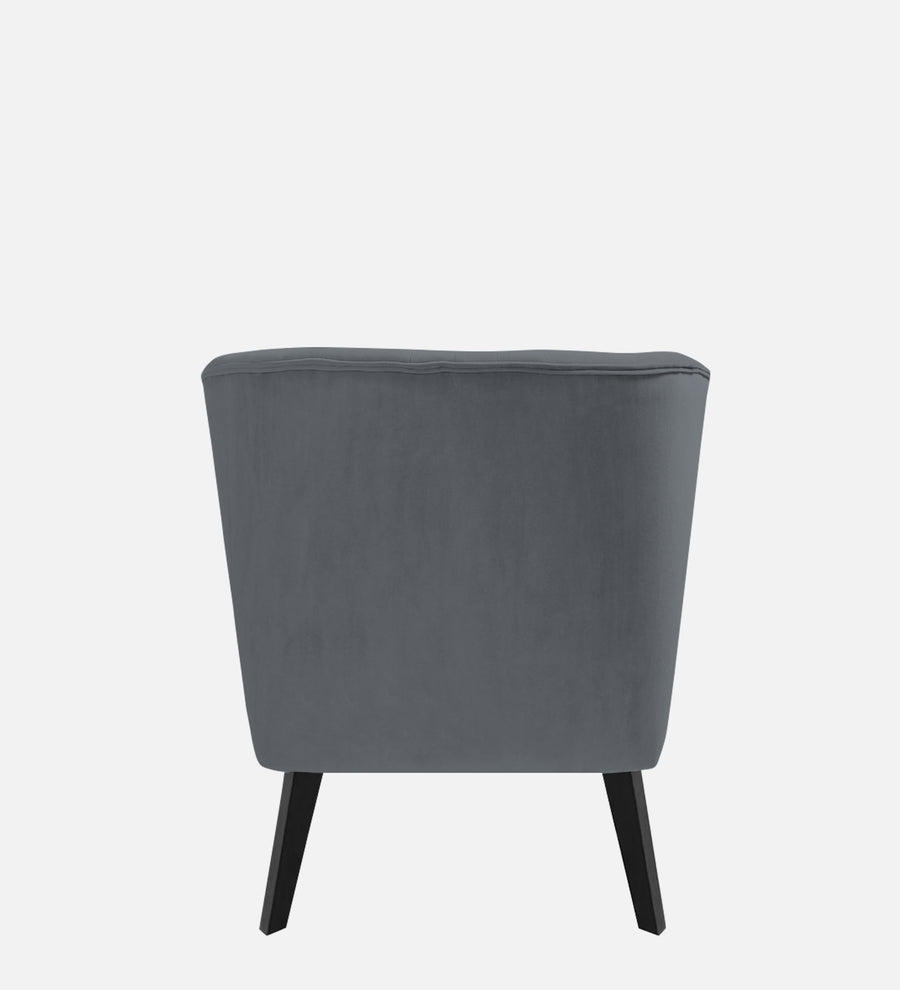 Flora Velvet Lhs Chaise Lounger In Pubble Grey Colour - Febonic Living