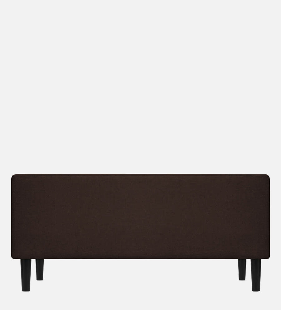 Maya Fabric Bench In Coffee Brown Colour - Febonic Living
