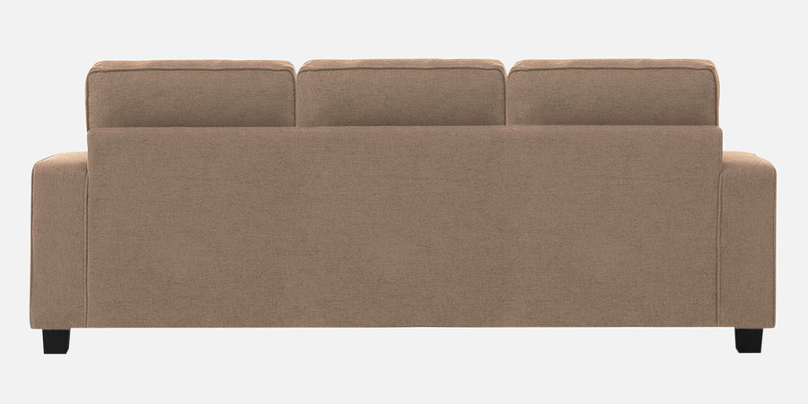 Ladybug Fabric 3 Seater Sofa In Cookie Beige Colour - Febonic Living