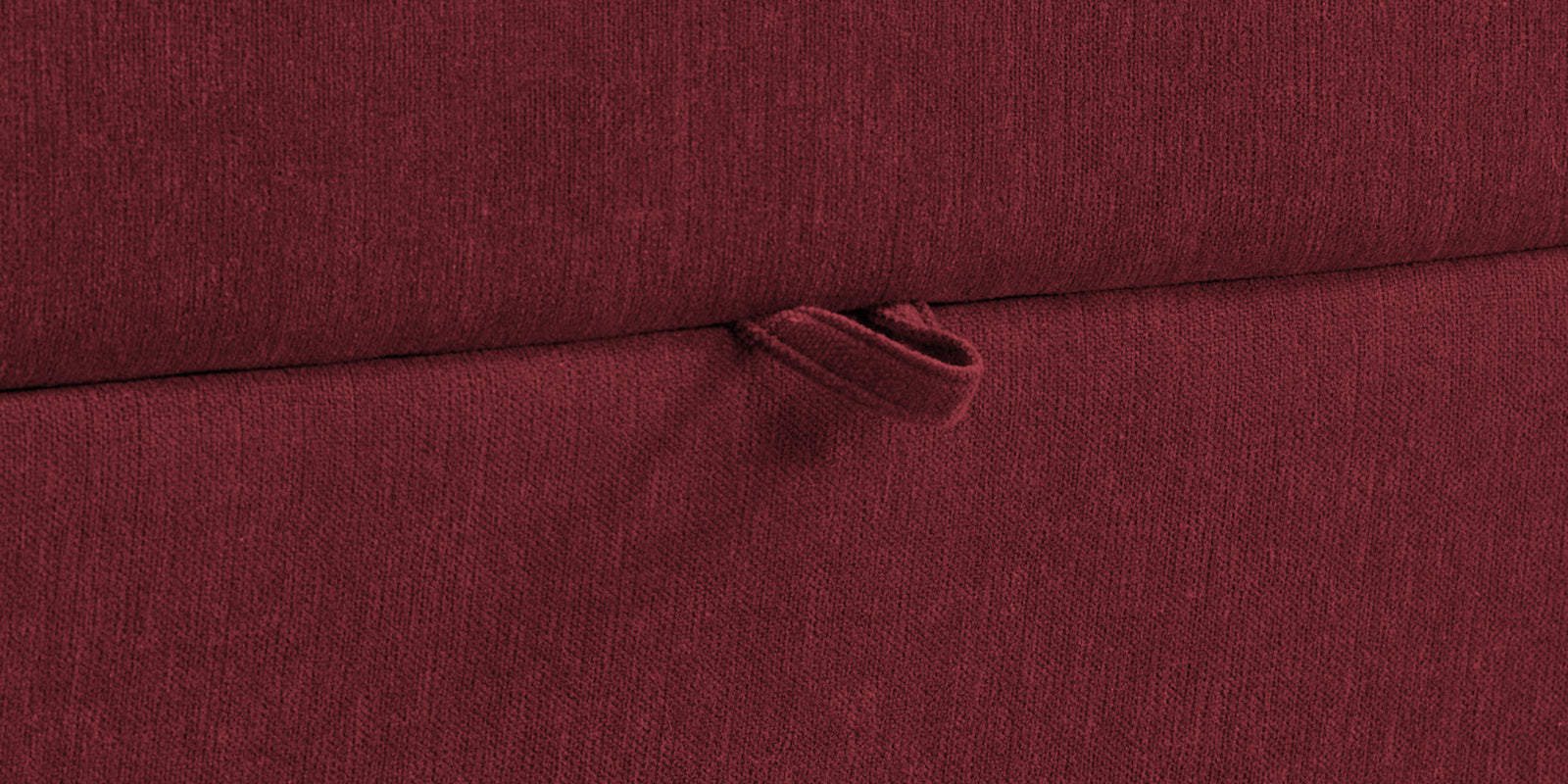 Kara Fabric 2 Seater Pull Out Sofa Cum Bed in Blood Maroon Colour