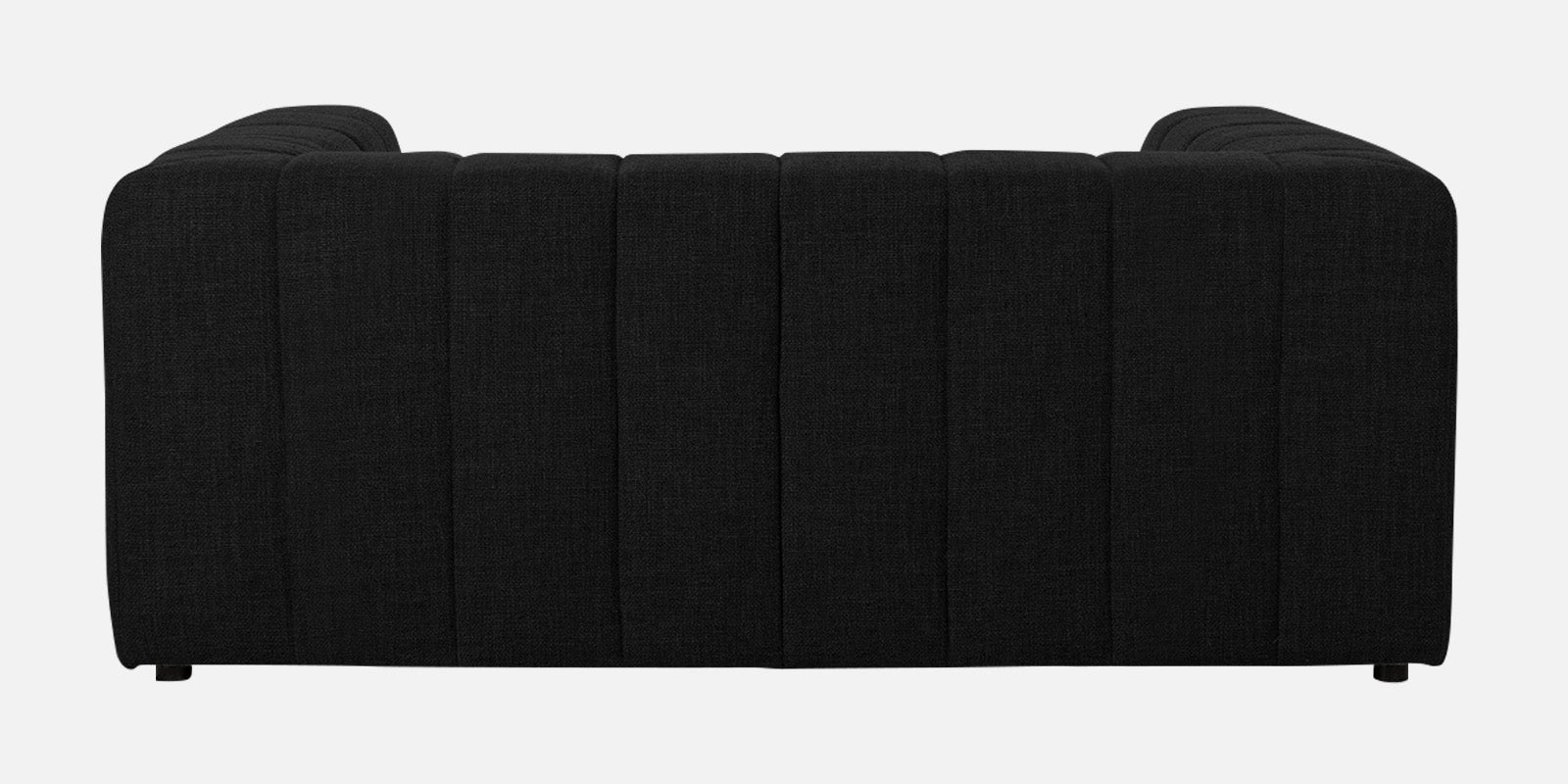 Lara Fabric 2 Seater Sofa in Zed Black Colour