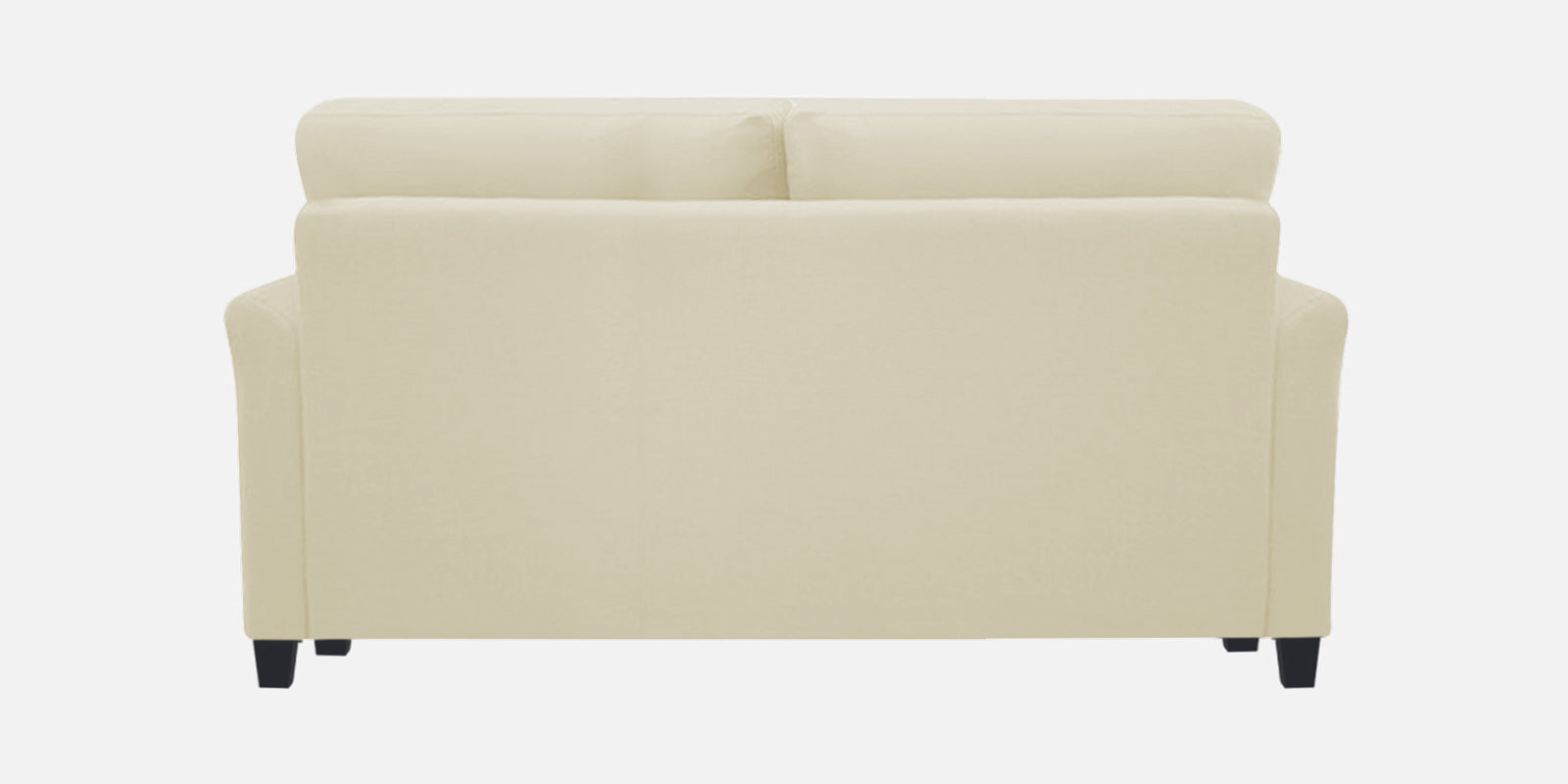 Daroo Velvet 2 Seater Sofa In Warm White Colour