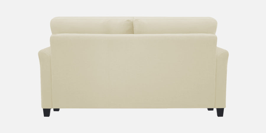 Daroo Velvet 2 Seater Sofa In Warm White Colour - Febonic Living