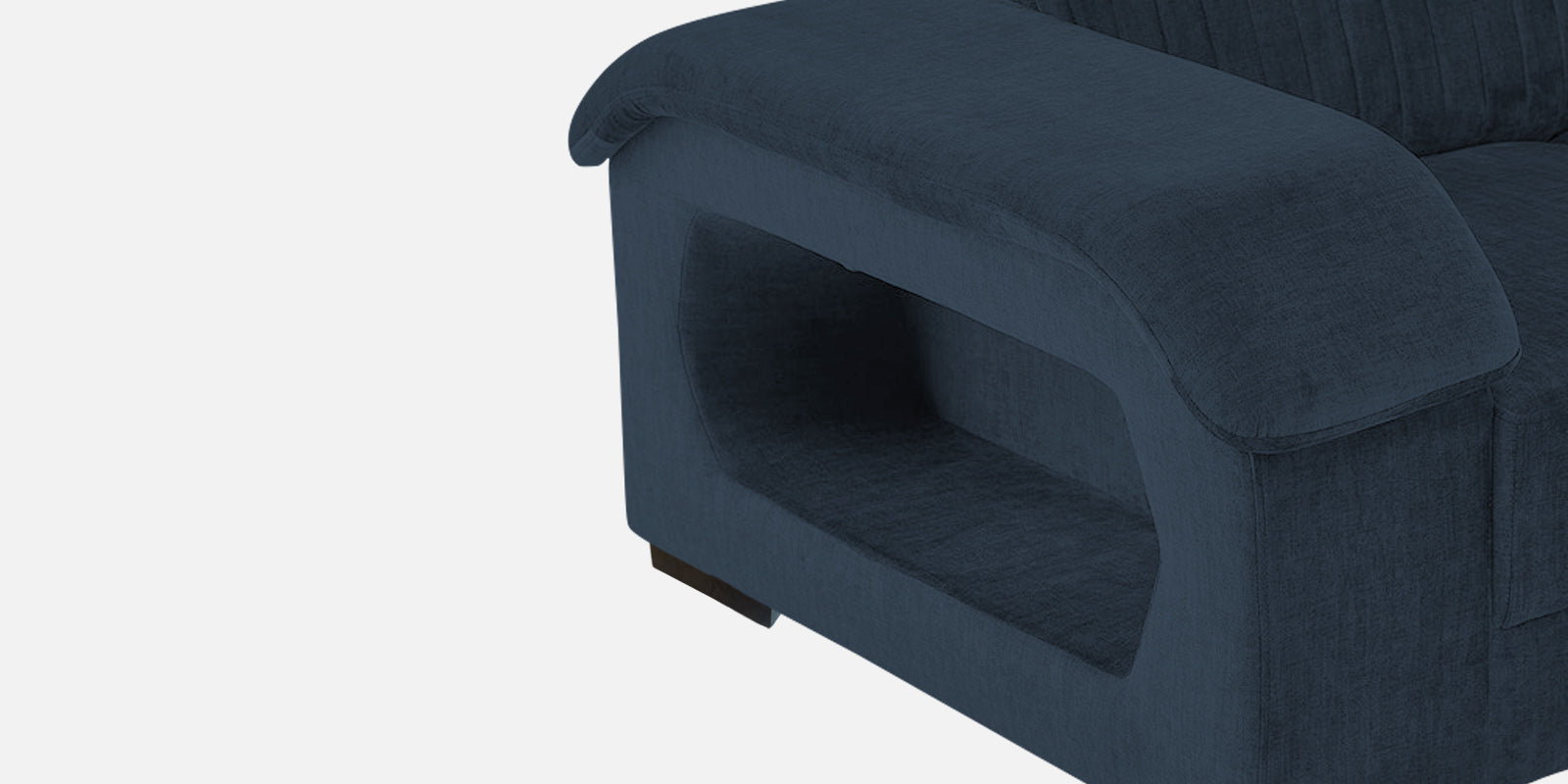 Draco Fabric 2 Seater Sofa In Denim Blue Colour