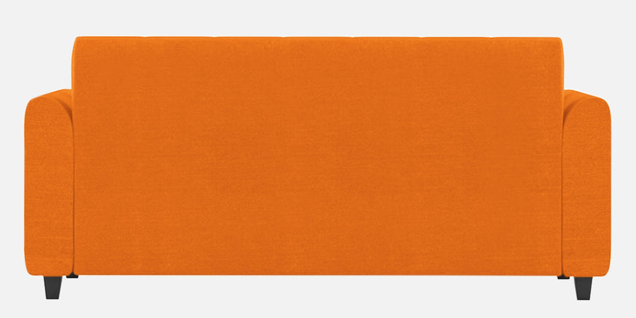Denmark Fabric 3 Seater Sofa In Vivid Orange Colour - Febonic Living