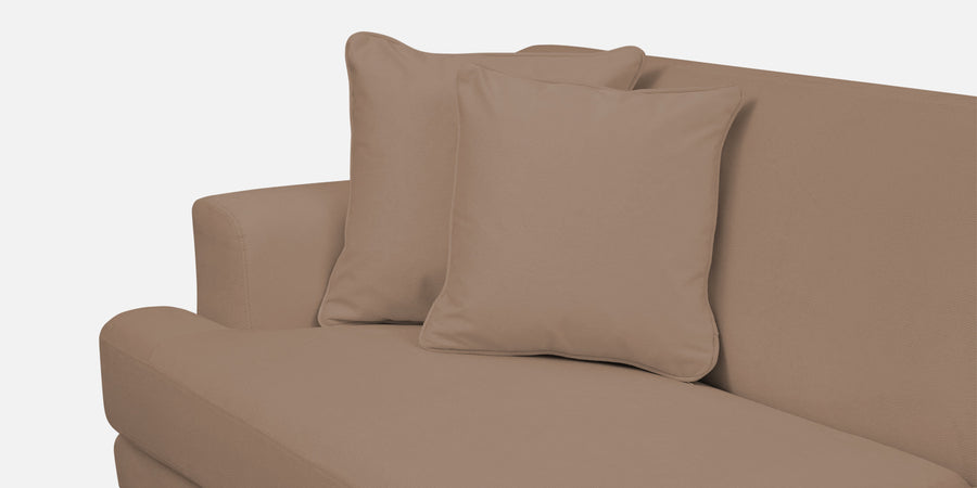 Woody Fabric Rhs Sectional Sofa 3 Lounger In Wheat Beige Colour - Febonic Living