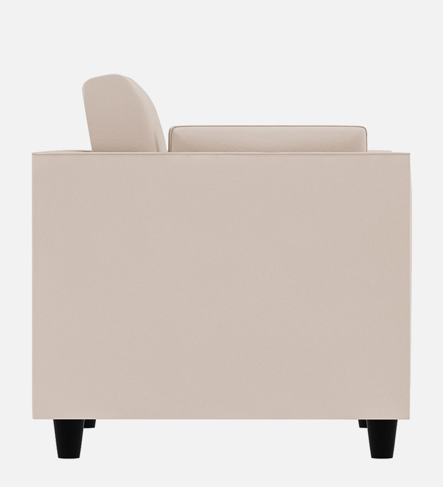 Bristo Velvet 1 Seater Sofa In Camel Beige Colour With Storage - Febonic Living