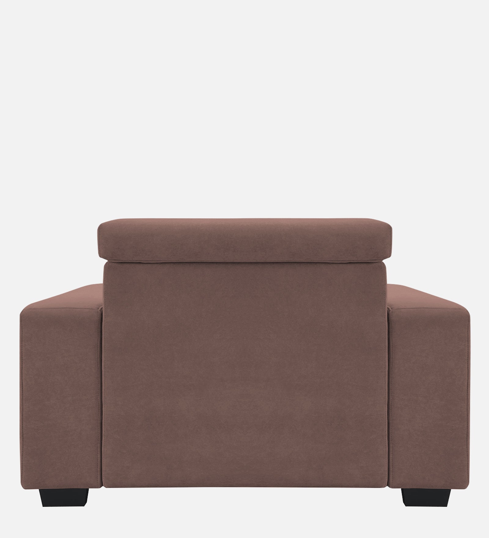 Hiro Fabric 1 Seater Sofa In  Berry Wine Colour - Febonic Living