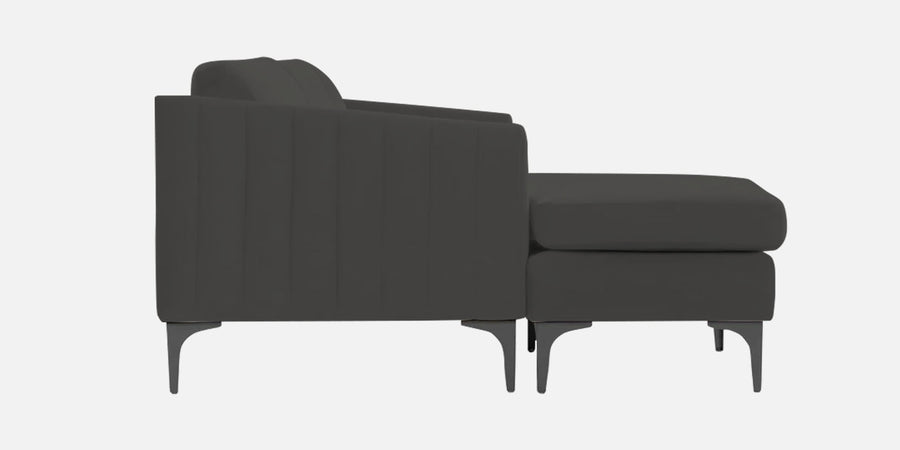 Haru Fabric Lhs Sectional Sofa 2 Lounger In Hory Grey Colour - Febonic Living