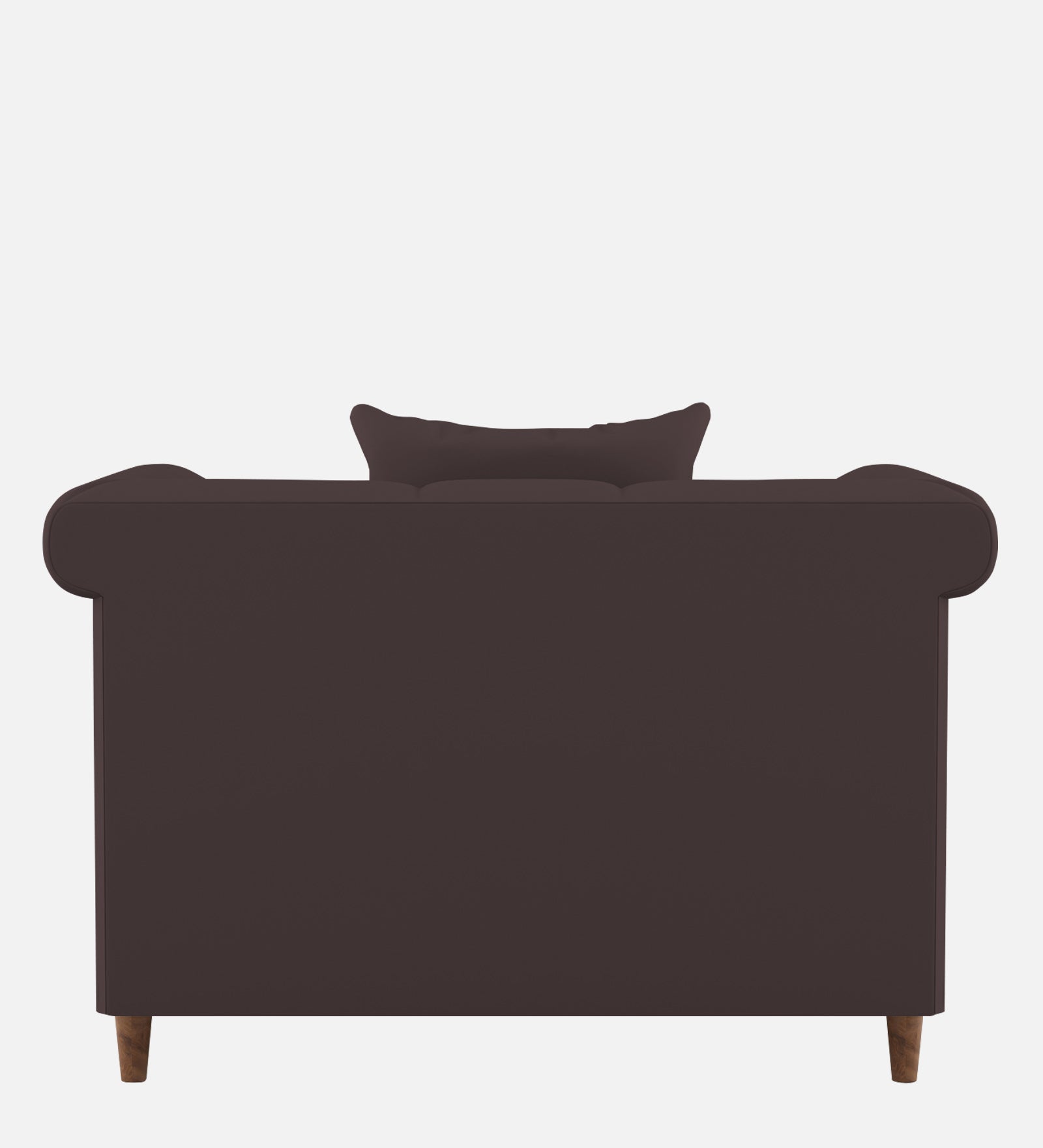 Rubi Velvet 1 Seater Sofa in Mocha Brown Colour