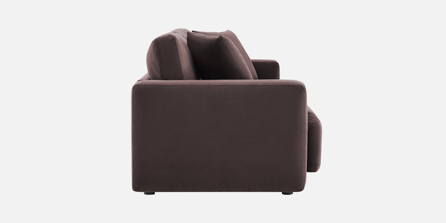 Kosta Velvet 2 Seater Sofa In Mocha Brown Colour - Febonic Living