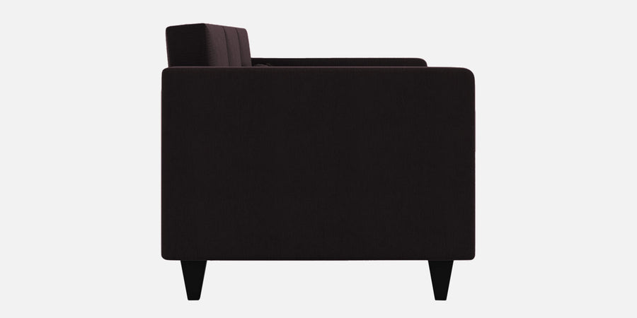 Nipul Fabric 3 Seater Sofa In Cara Brown Colour - Febonic Living