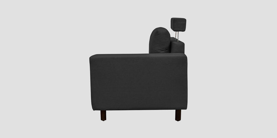 Betty Fabric 6 Seater Lhs Corner Sofa In Stone Grey Colour - Febonic Living