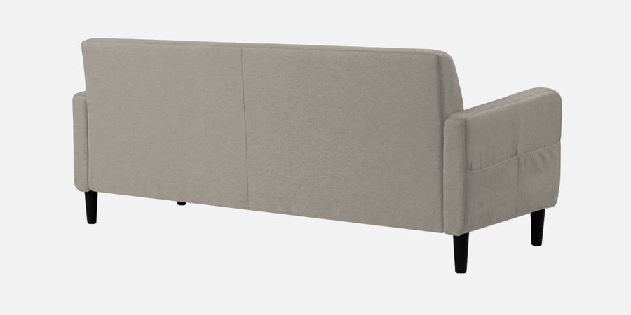 Marq Fabric 3 Seater Sofa In Ash Grey Colour - Febonic Living